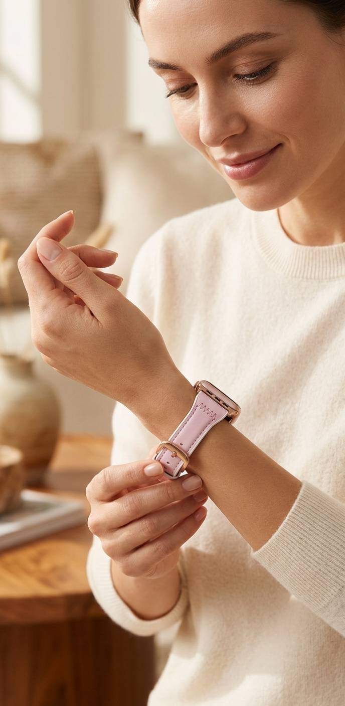 Premium Leather Apple Watch Band