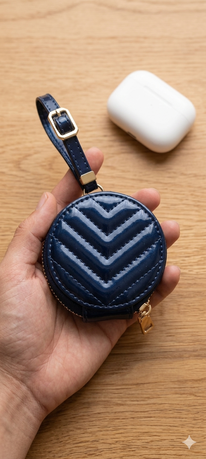 Quilted Earbud Case