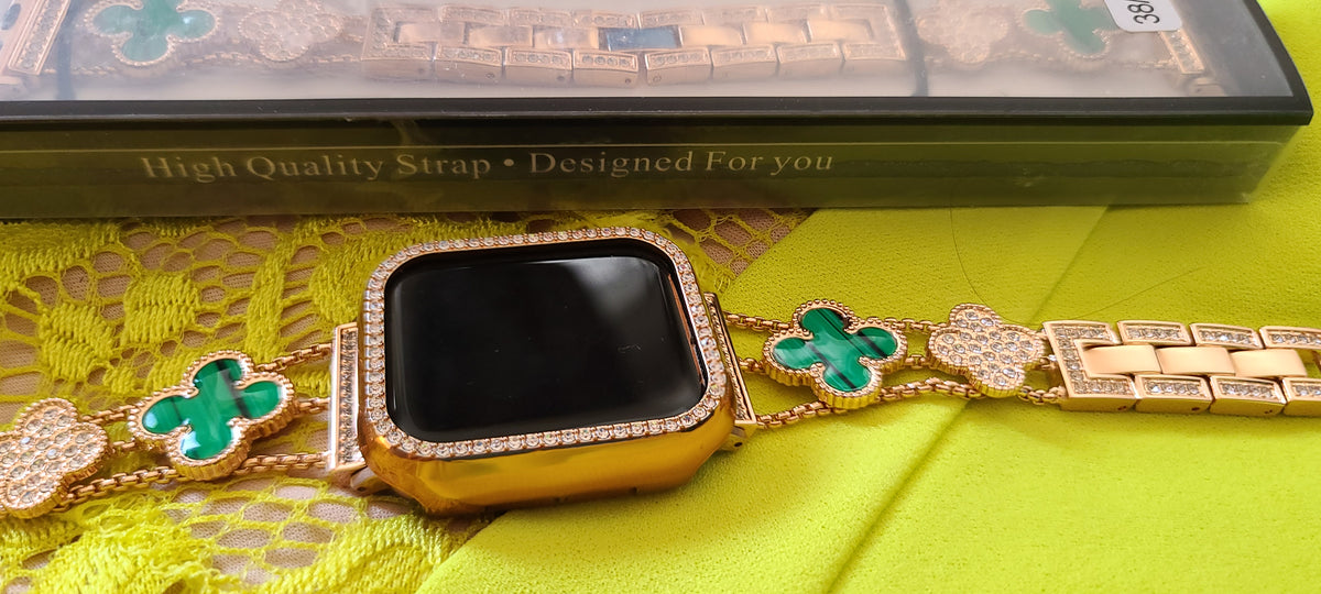Green cleef apple watch bands