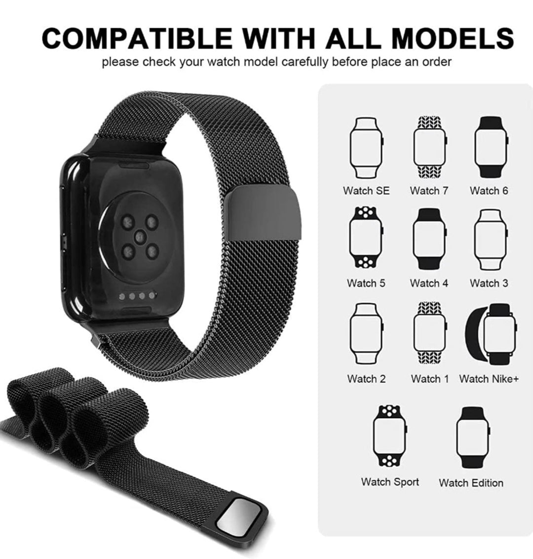 Mesh Loop Magnetic Clasp Space Gray